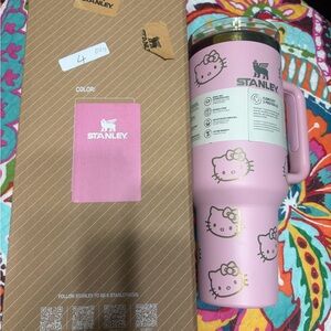 limited-edition Stanley x Hello Kitty FlowState Quencher H2.0 Tumbler in pink